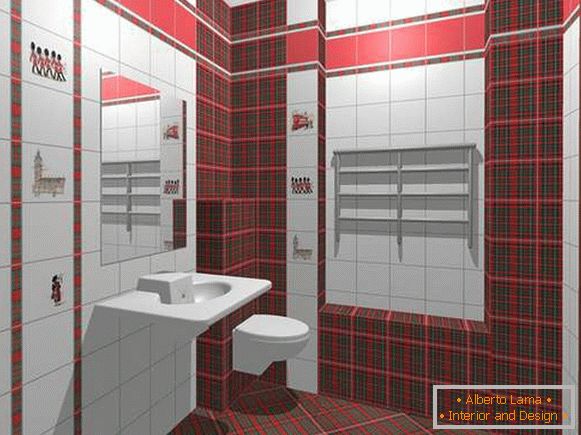 Проектиране на плочки в тоалетната, снимка 19