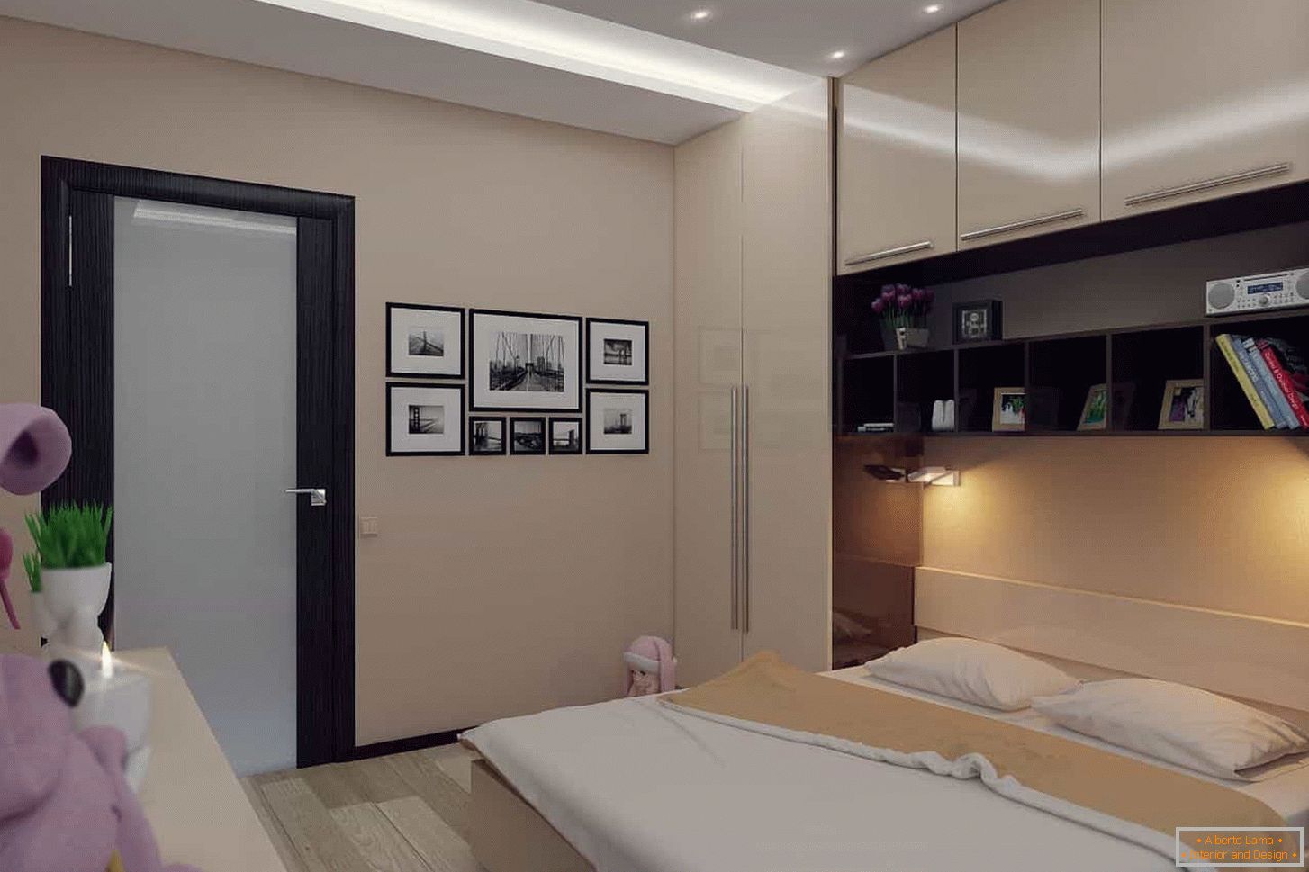 Дизайн на спалнята в стил 