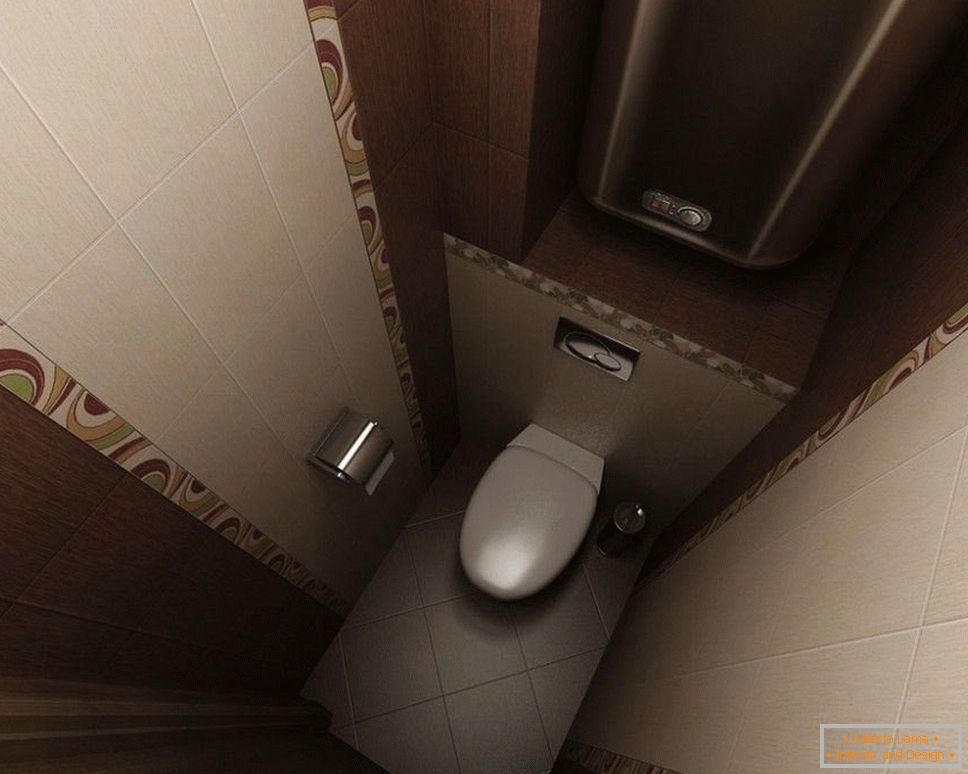малък дизайн на тоалетна + снимка