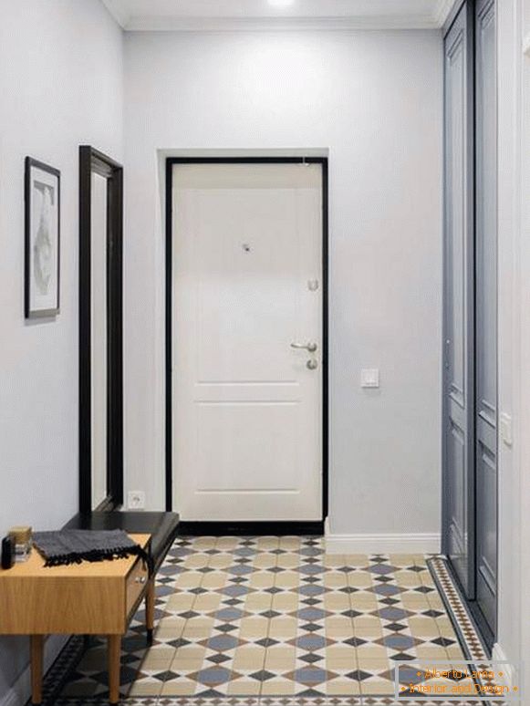 дизайн на тесен коридор в апартамент, снимка 23
