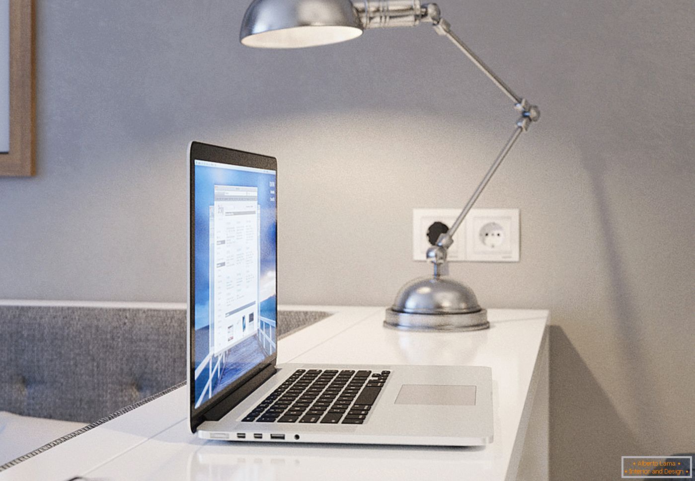 Лампа за маса за осветяване на работната площ
