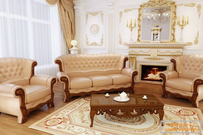 Стая за гости в бароков стил.