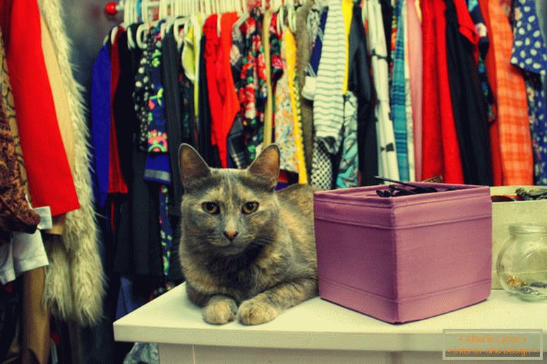 Гардероб 2 кв. м. m. - снимка на интересни дизайнерски