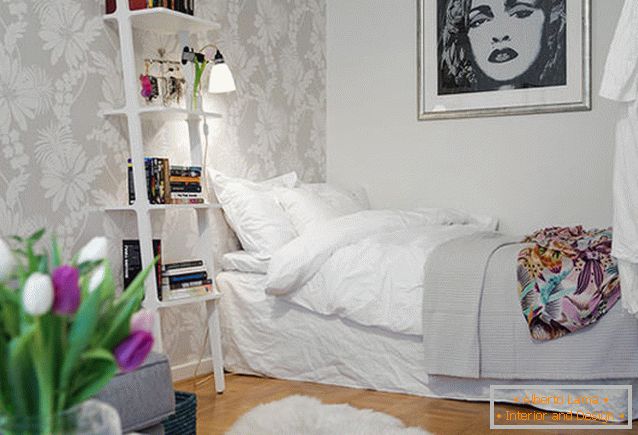Спален в малък апартамент в Гьотеборг
