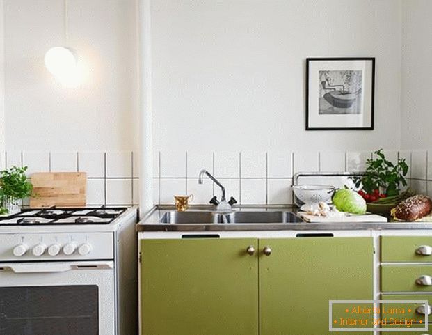 Интериор на малък апартамент в скандинавски стил