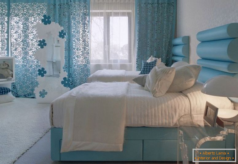 синьо-спалня-цветни-бяло-килими-дизайн-в-съвременните луксозни мечти-къща-дизайн-по-шшш