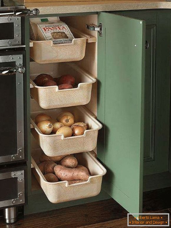 Как да съхраняваме зеленчуци в кухнята - кутии и контейнери