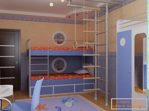 интериор на детска стая за ученик, снимка 57