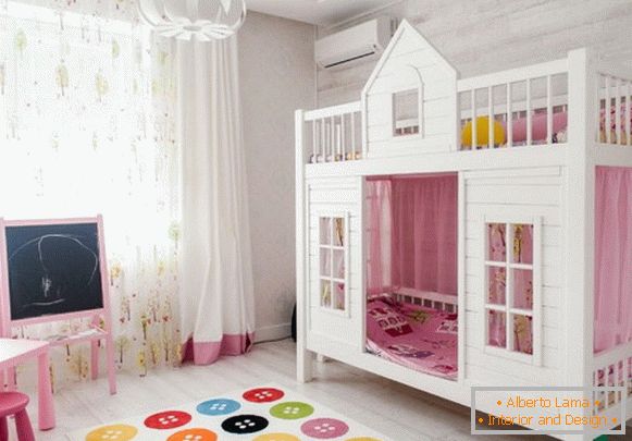 дизайн на детска стая за момиче Снимка интериори