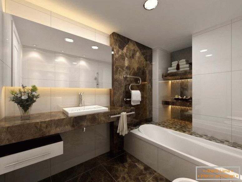 furniture-интериор-баня-elegant-home-decor-small-bathroom-design-ideas-with-amazing-pure-white-interior-scheme-and-flexible-open-storage-in-corner-near-unique-stainless-steel-rack-towel-wall-moun