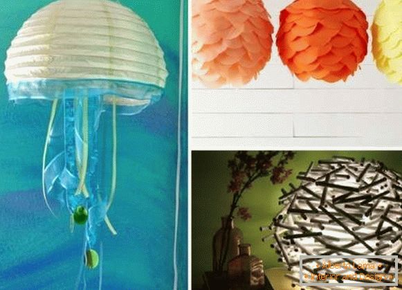 Как да си направите лампа - 15 идеи с поетапни снимки