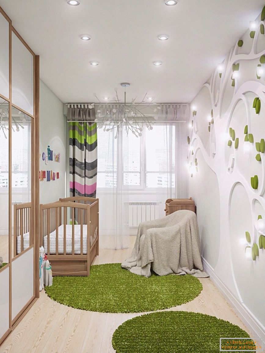 Красив дизайн на малка детска стая