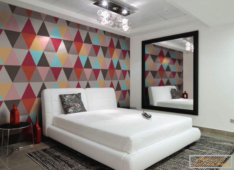 страхотно-геометрична-тапети-дизайн-на-спалня
