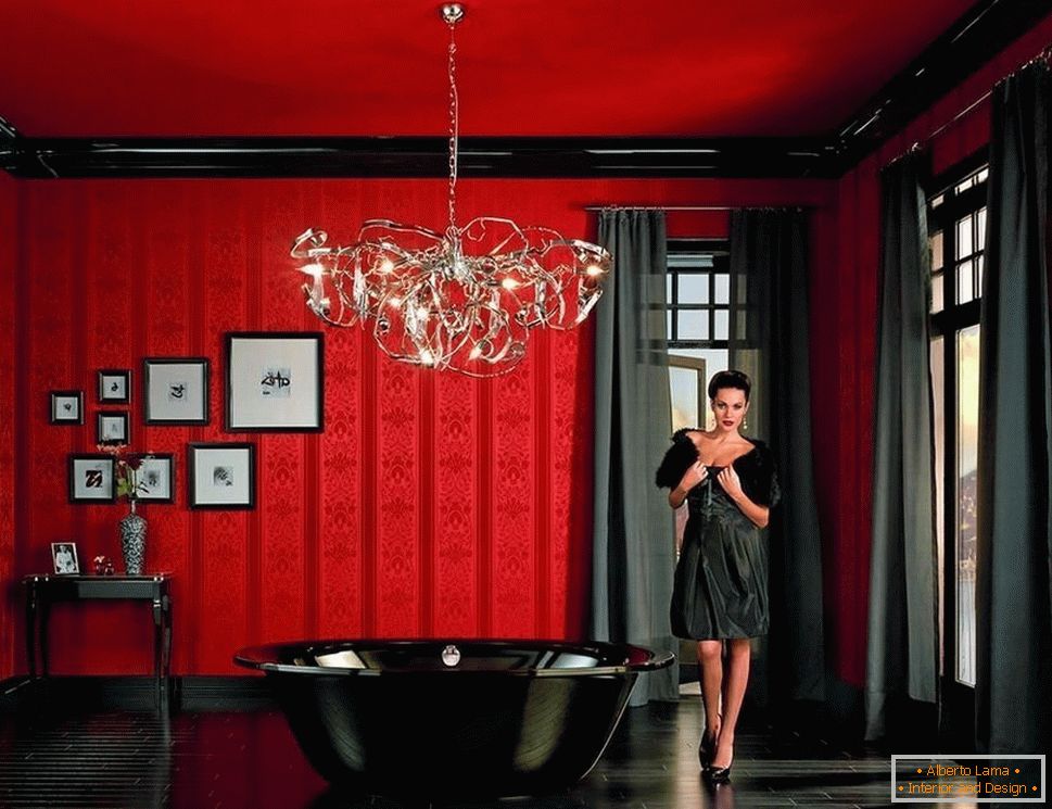 Черна баня в червената стая