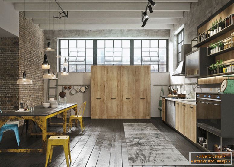 2-кухня-дизайн-тавански помещения-3-градски-идеи-Snaidero