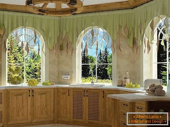 кухненски дизайн с гръцки прозорец, снимка 24