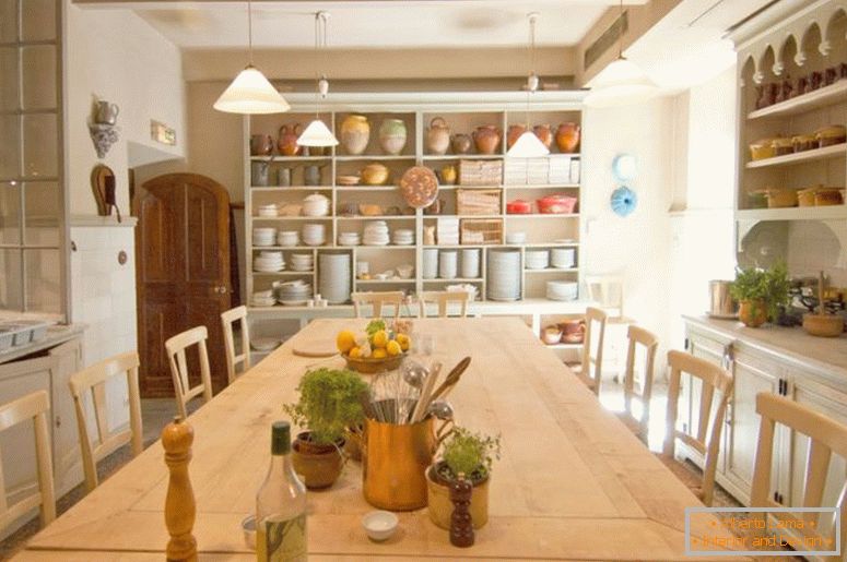 дизайн-кухня-в-стил на Прованс-духовните простота-и-удобни-pistores