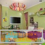 Цветен полилей за детска стая