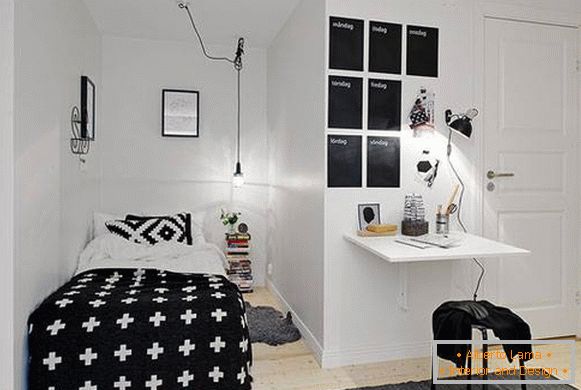 Черно-бяла спалня