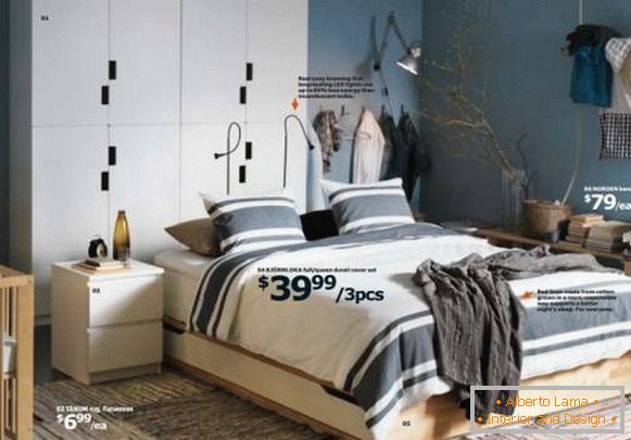 Спалня от каталога на IKEA 2015