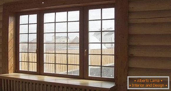 Дървени орнаменти за прозорци вътре в къщата, снимка 3