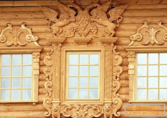 Красиви платна за прозорци в дървена къща, снимка 5