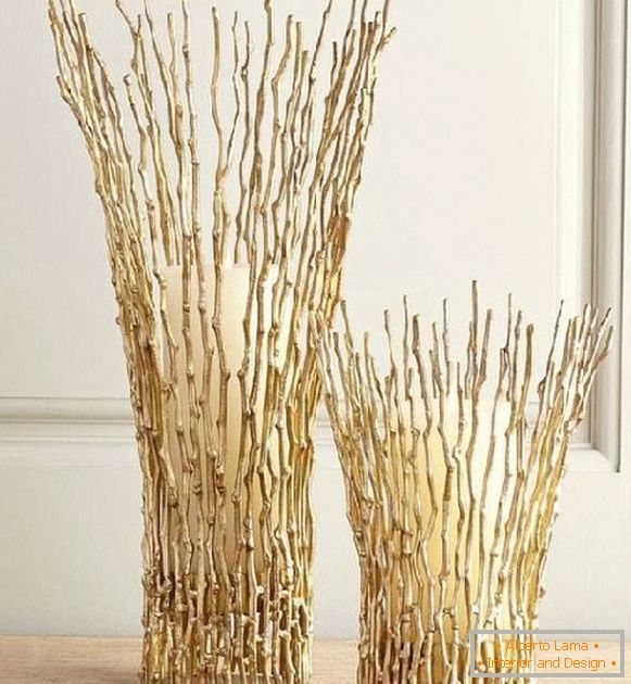 декоративни клони за външни вази със собствени ръце, снимка 50