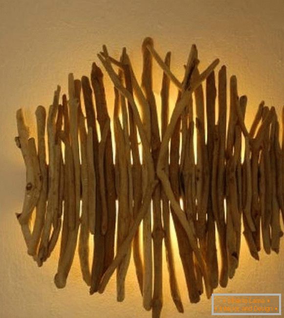 стенна лампа от дърво със собствени ръце, снимка 12