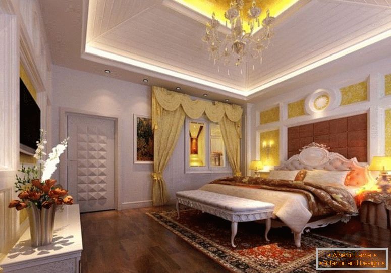 луксозни-майстори-спалня-дизайн-с-дървени-тава тавана