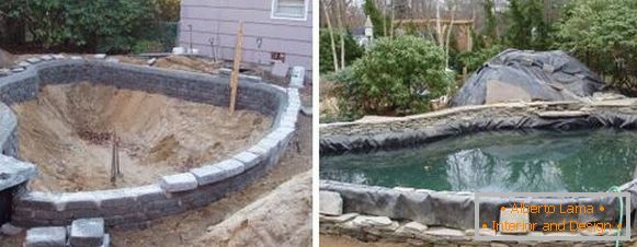 Как да се изгради езерце в страната със собствени ръце - проекти на басейни с снимки
