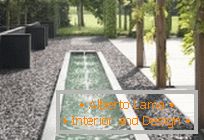 Организиране на модерна градина с бассейном