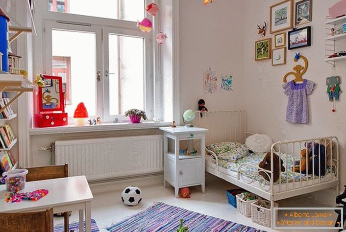 Скандинавски стил на детската стая