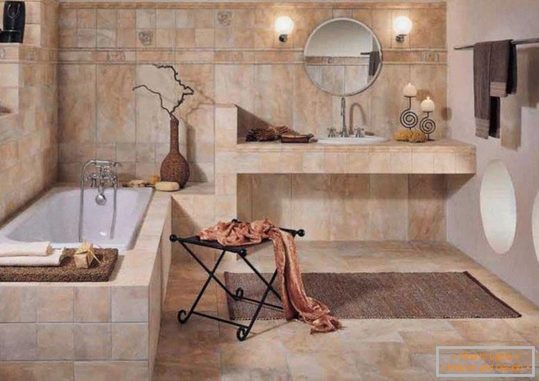 естествен-естествен камък-в-интериор-баня-стая снимка