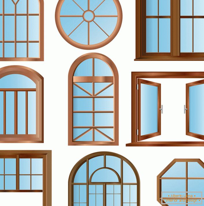 Прозорци с различен дизайн