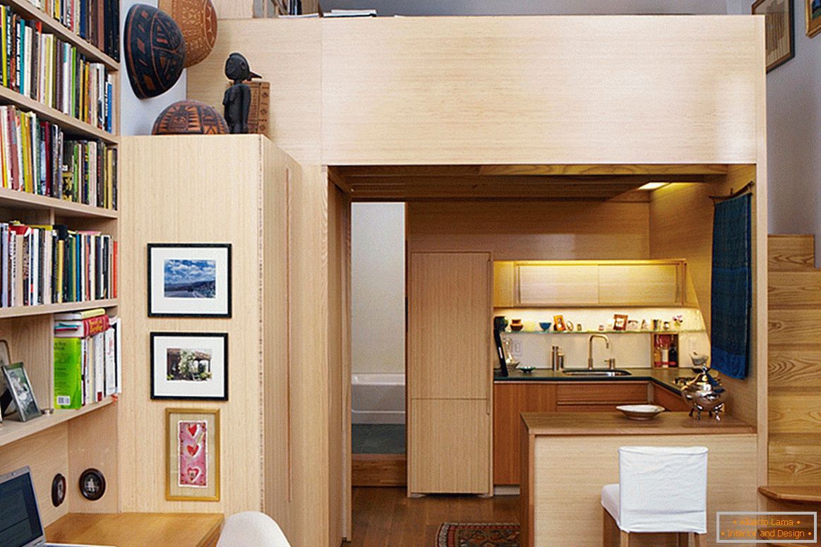 Модерен дизайн на малък апартамент