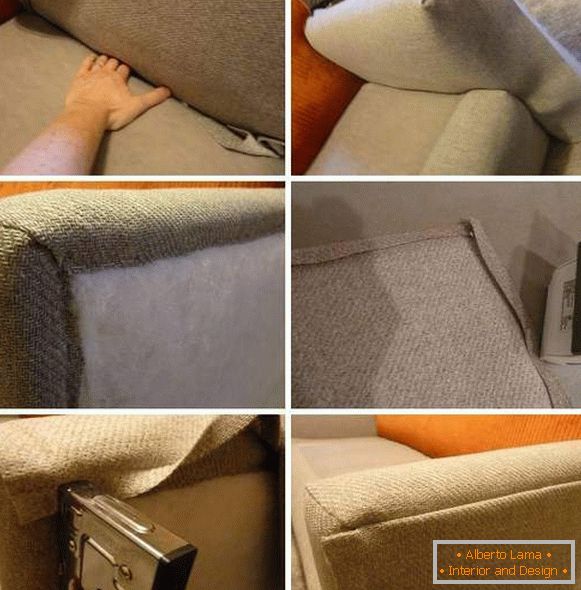 Как да подменим тапицерията на диван - стъпка по стъпка