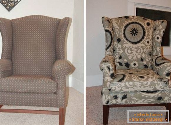 Възстановяване на мека мебел - свиване на стар стол