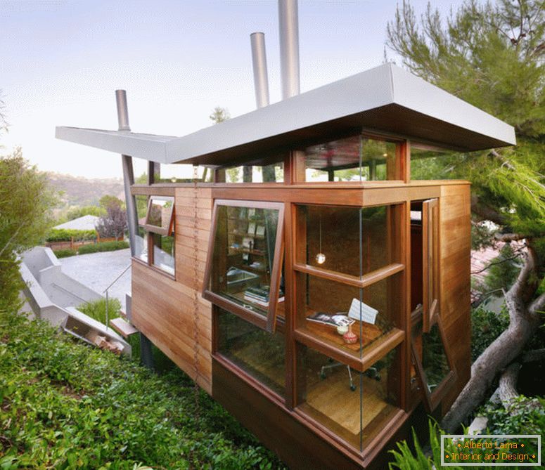 красив-съвременните Treehouse-дизайн-лос-Анджелис Калифорния-1
