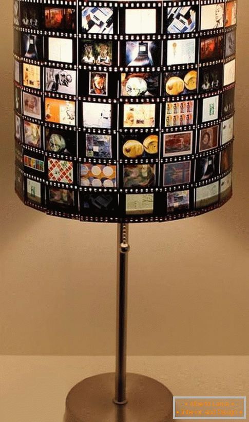 Лампа от рамки от филмови ленти