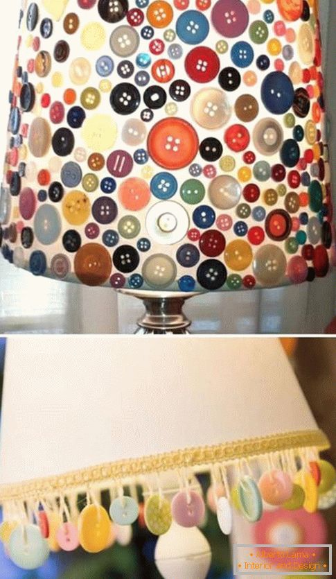 Домашна лампа с бутони