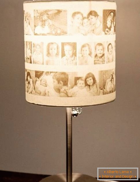 Настолна лампа от снимки