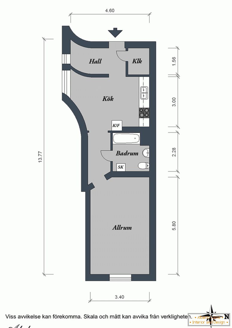 Апартамент план на проекта