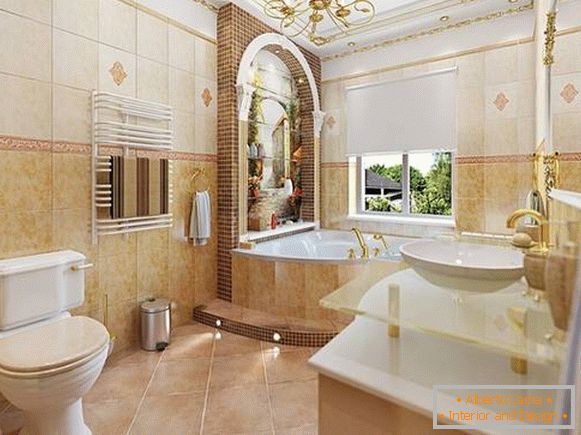 дизайн на баня в класически стил, снимка 9