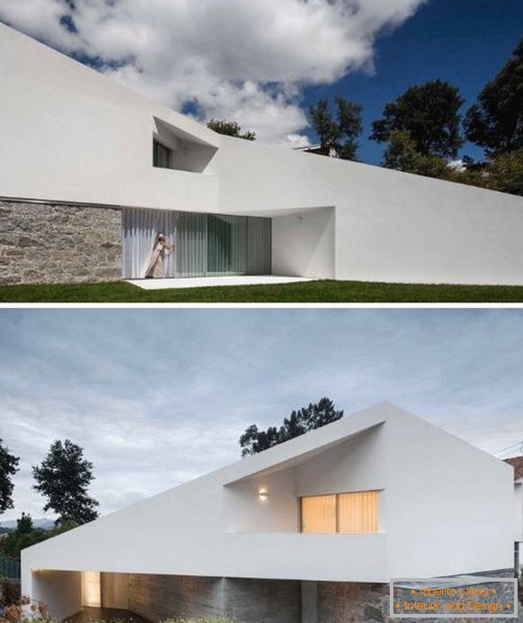 Красив дизайн на къща на две нива