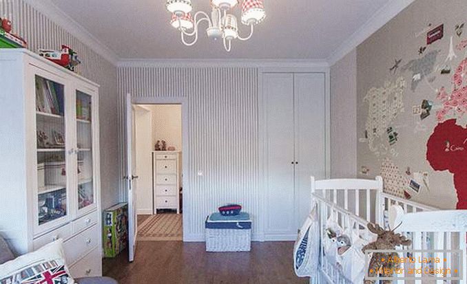 Проектиране на двустаен апартамент за семейство с дете - снимка на детска стая