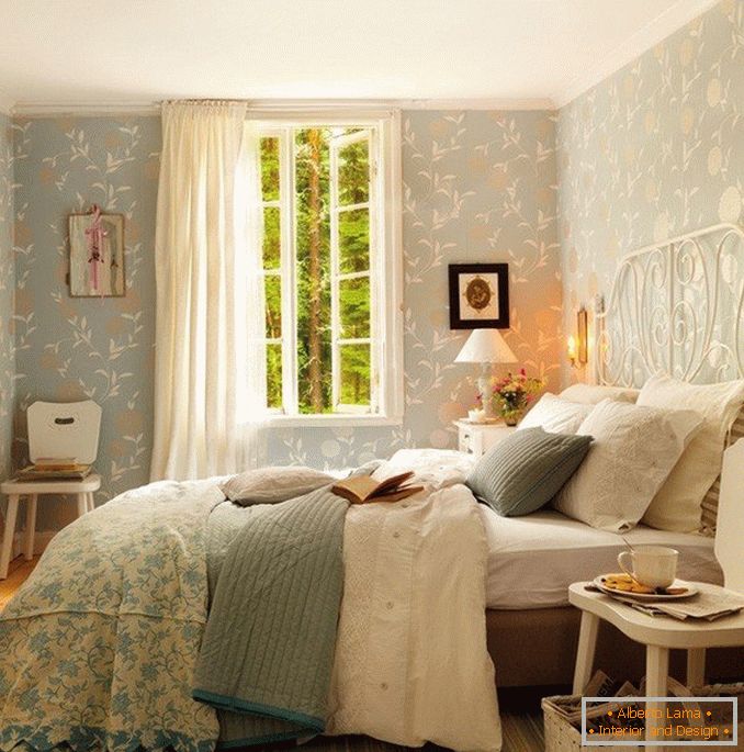 Рустик стил спалня