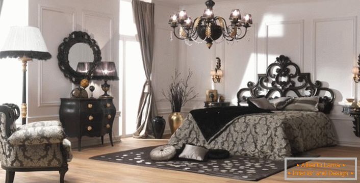 Кралска спалня в стил Арт Деко за двойки.