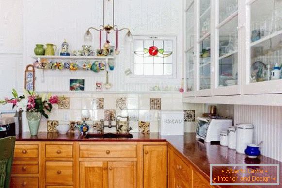 Boho стил в интериора на кухнята - снимка на красив дизайн