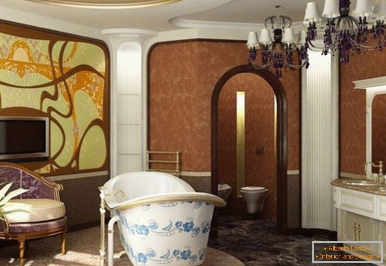 Art nouveau в интериора - 100 снимки с идеално проектиран