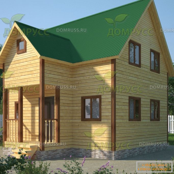 Предимството на такива къщи е скоростта на строителството, ако имате доверие в изграждането на солидна компания.